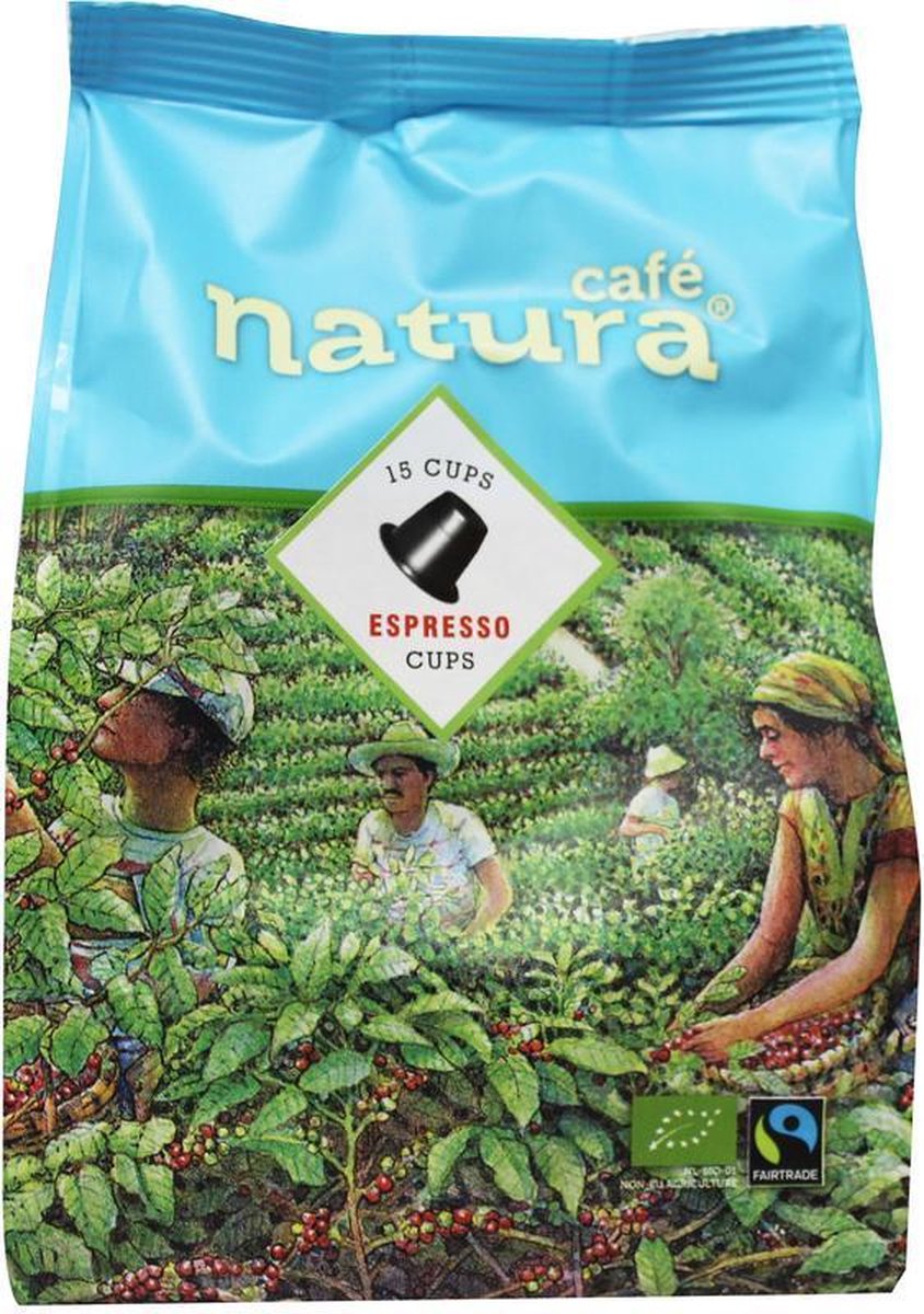 Cafe Natura Espresso koffiecap 15 stuks