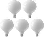 5 stuks Calex LED Globe G125 E27 6W 2700K Softone Dimbaar