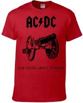 AC/DC Heren Tshirt -M- For Those About To Rock Rood