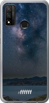 Huawei P Smart (2020) Hoesje Transparant TPU Case - Landscape Milky Way #ffffff