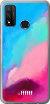 Huawei P Smart (2020) Hoesje Transparant TPU Case - Abstract Hues #ffffff