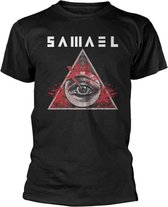 Samael Heren Tshirt -XL- Hegemony Zwart