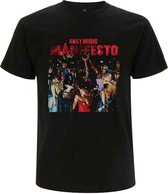 Roxy Music Heren Tshirt -M- Manifesto Zwart