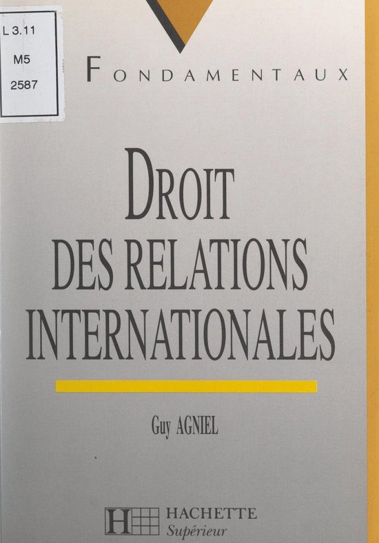 Droit des relations internationales - cover