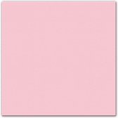 75x serviettes rose clair 33 x 33 cm - Serviettes jetables en papier - Décorations / décorations rose clair
