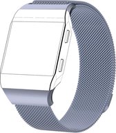 By Qubix - Fitbit Ionic Milanese Bandje (Small) - Antraciet Grijs