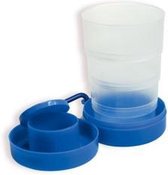 Drinkbekertje - Bij God kun je - Kunststof - Beker - Blauw, Groen - Elian