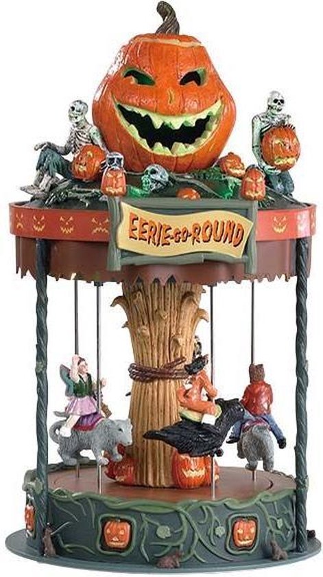 Lemax - Eerie-go-round -  B/o (4.5v) - Kersthuisjes & Kerstdorpen