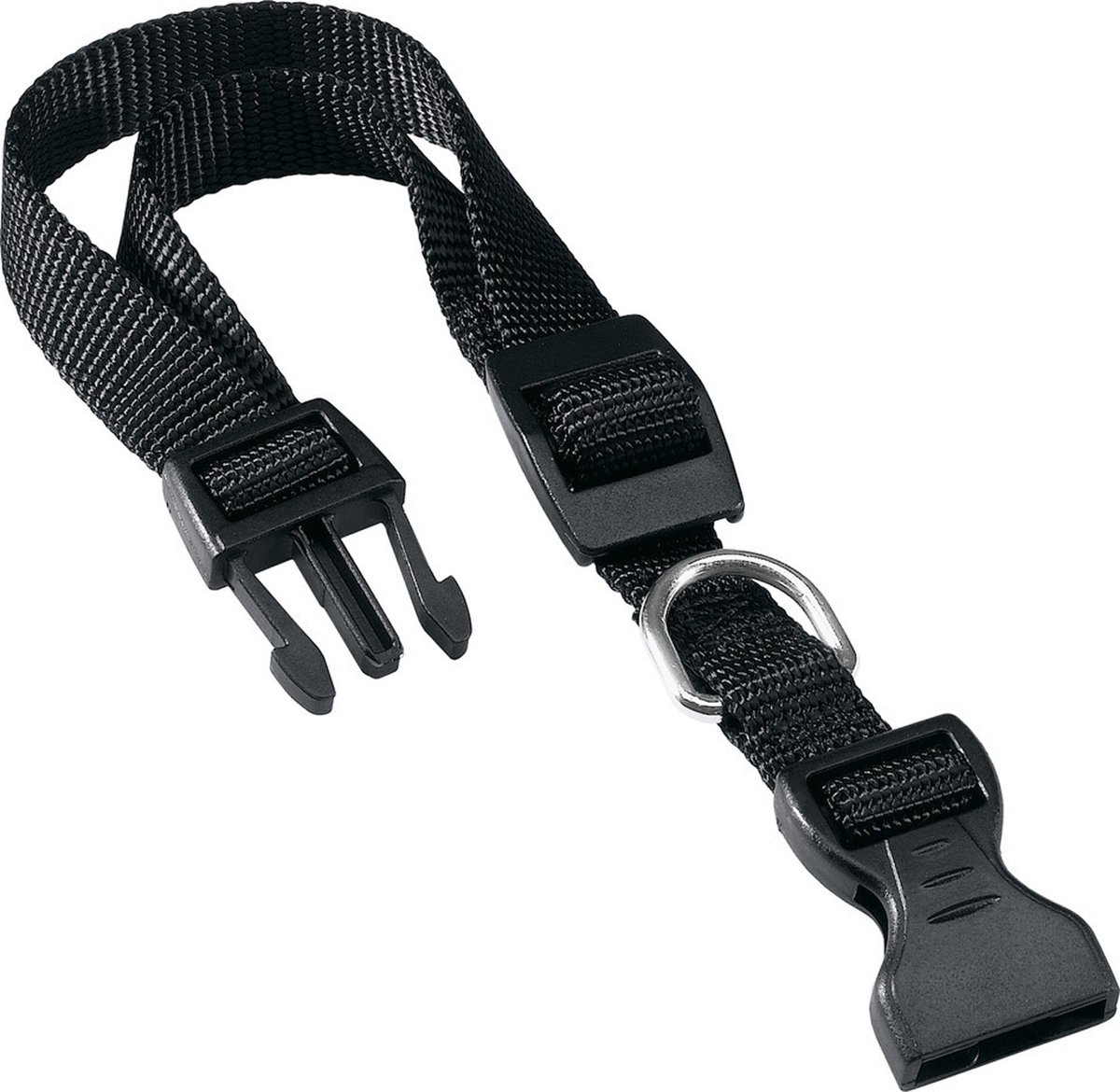 Ferplast Hondenhalsband Club 44 X 1,5 Cm Nylon Zwart