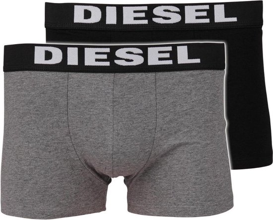Diesel - Heren Onderbroeken 2-pack boxers - Grijs - Maat M