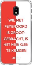 6F hoesje - geschikt voor Samsung Galaxy J3 (2017) -  Transparant TPU Case - Feyenoord - Grootgebracht #ffffff