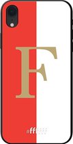 6F hoesje - geschikt voor iPhone Xr -  TPU Case - Feyenoord - F #ffffff