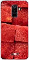 Samsung Galaxy A6 Plus (2018) Hoesje Transparant TPU Case - Sweet Melon #ffffff