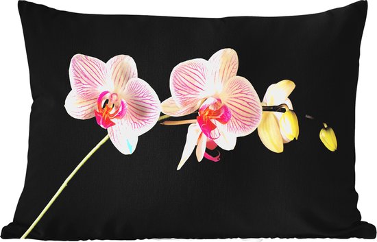 MuchoWow Inductiebeschermer - Inductie mat - Vinyl - Orchidee - Bloemen - Roze - Stilleven - Flora - 58.3x51.3 cm - Inductie beschermer