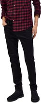 Selected Homme Heren Jeans Broeken SLH175-SLIM LEON 24001 slim Fit Zwart 34W / 34L Volwassenen