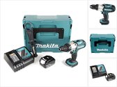 Makita DDF 451 RM1J accuboormachine 18V 80Nm + 1x oplaadbare accu 4.0Ah + snellader in Makpac