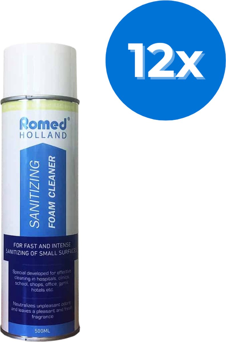 Goedkoopste Romed alcoholfoam 500ml - Set van 12 stuks Romed