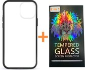 Magnetische Backcover ​​Bescherming Hoesje Geschikt voor: iPhone XR - + 2x Gehard Glas Screenprotector - Metalen Frame Cover