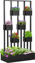 Plantenstandaard - Bloemenstandaard - Plantenzuil - Plantenrek - Bloembakken voor buiten - 90 x 45 x 170 cm