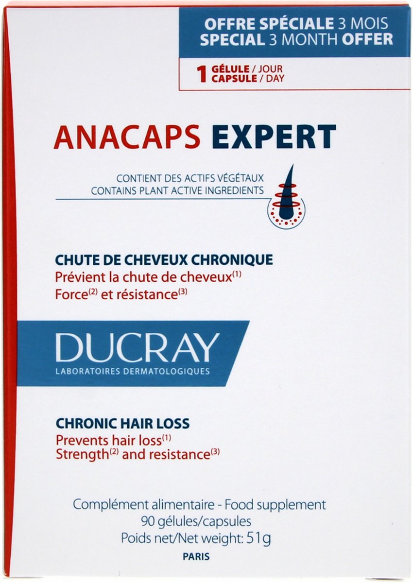Goedkoopste Ducray Capsules Anacaps Expert Antichute Progressive
