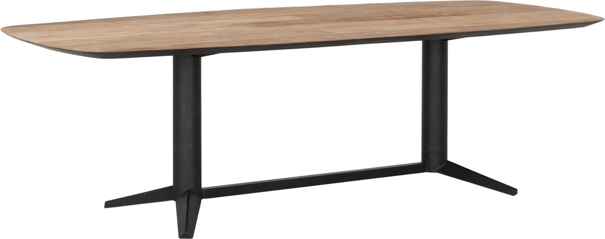 DTP Home Eettafel Soho Deens ovaal teakhout - 260x76 cm