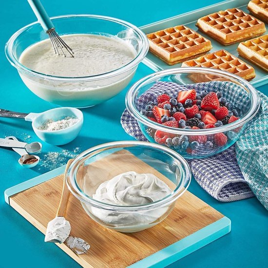 Pyrex ronde glazen casserole 3,75L - P590 - Nisbets de leverancier voor de horeca