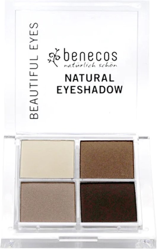 Foto: Benecos vegan oogschaduw quattro coffee and cream