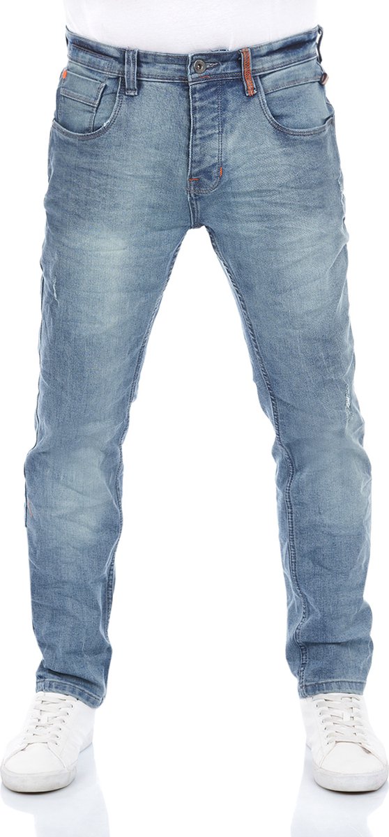 riverso Heren Jeans Broeken RIVCaspar slim Fit Blauw Volwassenen Denim Jeansbroek