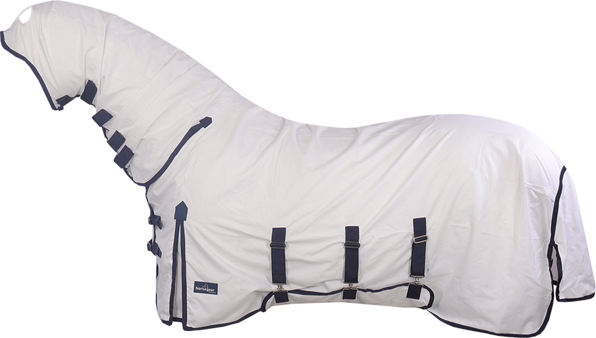 Horsegear Eczeemdeken Horsegear Sweet Itch Full Neck Wit - 105/135