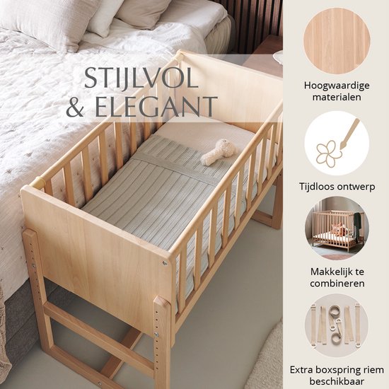 2-in-1 Co-sleeper / Aanschuifbedje - Nuage - Natural - Petite Amélie - HOME | H&M NL