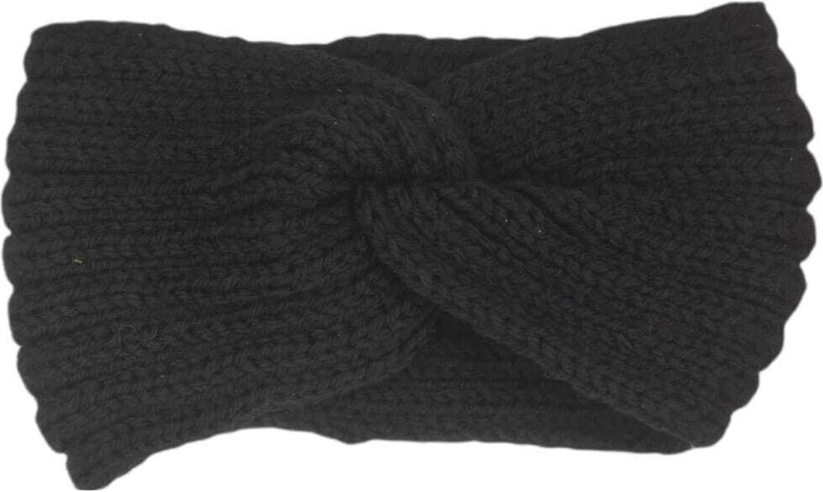 Hoofdband winter - dames - vrouwen - zwart