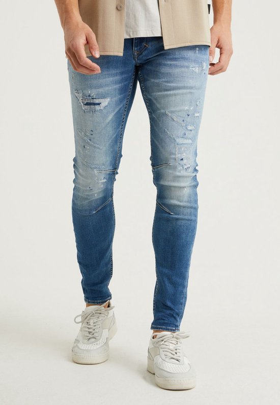 Chasin' Jeans Skinny-fit jeans Altra Galaxy Blauw Maat W28L32