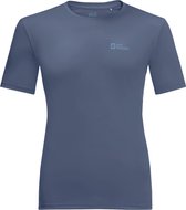 Jack Wolfskin Tech Tee M 1807072-1292, Mannen, Blauw, T-shirt, maat: XL