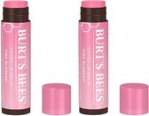 BURT'S BEES - Baume à lèvres teinté Pink Blossom - Paquet de 2