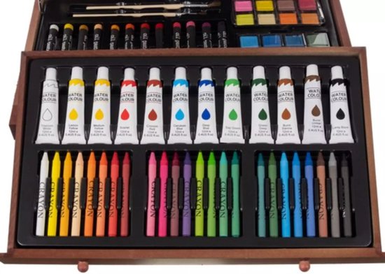 Coffret de peinture en coffret - 117 pièces Maaleo 21644