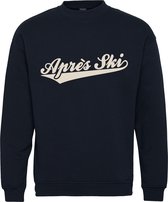 Sweater Après Ski Vintage Logo | Apres Ski Verkleedkleren | Fout Skipak | Apres Ski Outfit | Navy | maat S