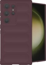 iMoshion Hoesje Geschikt voor Samsung Galaxy S24 Ultra Hoesje Siliconen - iMoshion EasyGrip Backcover - Lila