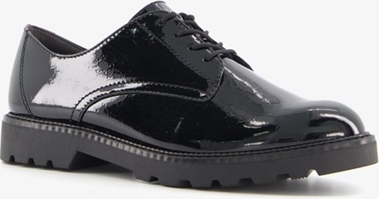 Tamaris chaussures à lacets vernis femme noir - Taille 41 | bol