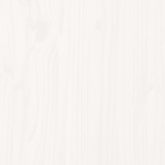 vidaXL-Tête de lit- 75 cm-pin massif-blanc