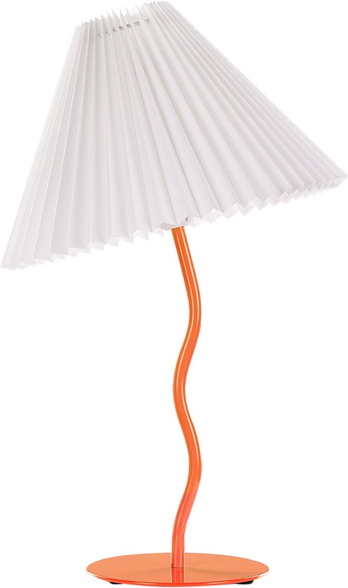 ALWERO - Tafellamp - Oranje - Metaal