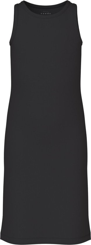 NAME IT NKFVEMMA TANK SLIM DRESS Meisjes Jurk - Black - Maat 152