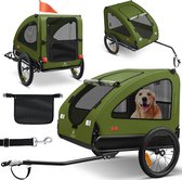 KESSER® Hondenfietskar tot 45 kg 2in1 Fietskar Hond - Khaki