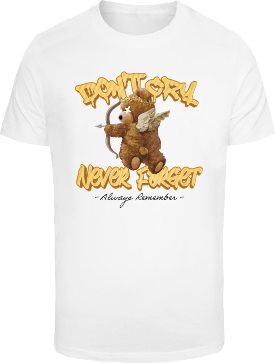 Mister Tee Don’t cry never forget Heren T-shirt L Wit
