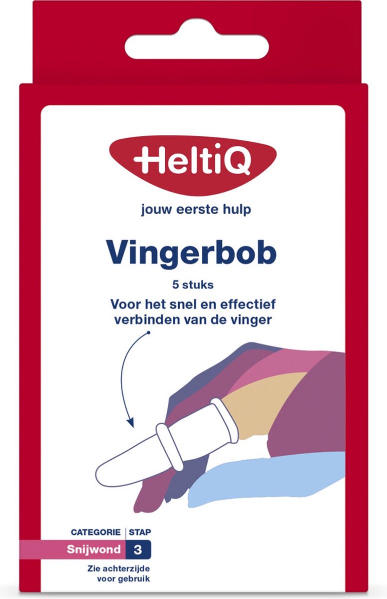 HeltiQ Vingerbob - 3x5 stuks voordeelverpakking