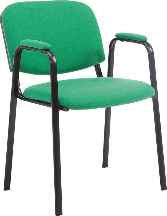 Clp Ken Pro - Chaise visiteur - Tissu - Vert