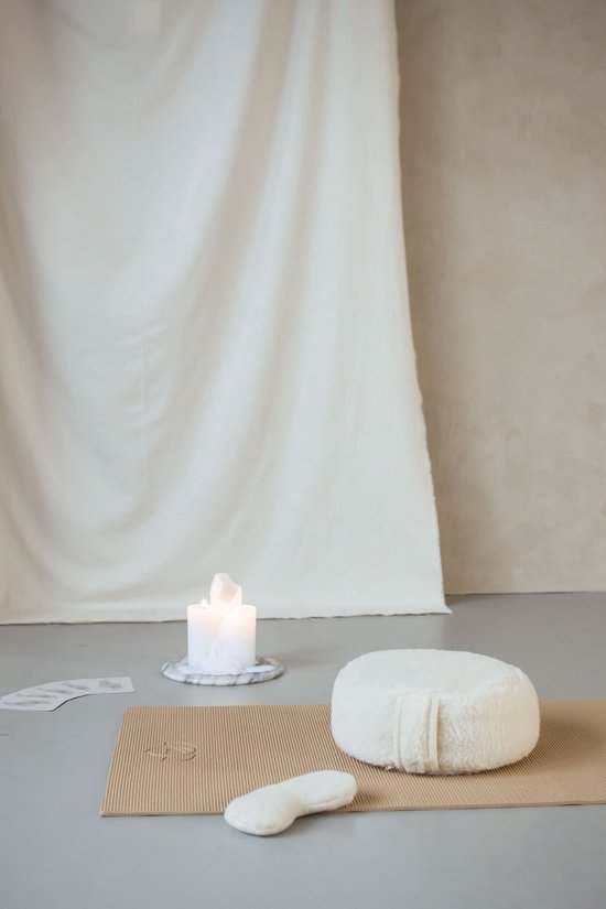 Meditatiekussen merino wol - Lotus - Yoga kussen van Lotus — afbeelding 3
