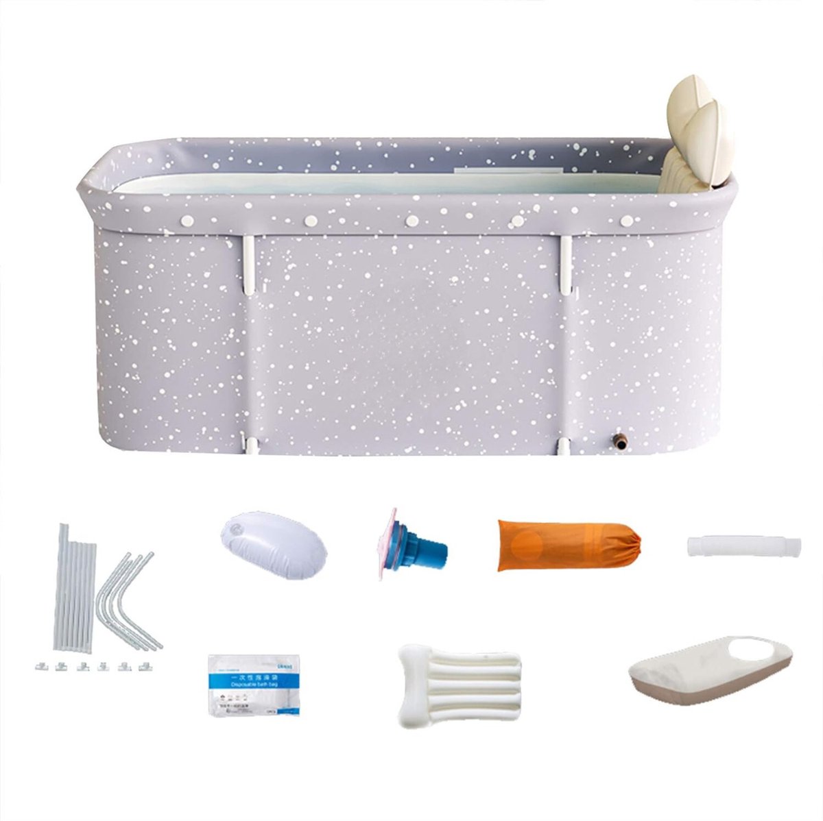 Opvouwbaar Bad - Draagbare Badkuip - Bath Bucket - Ligbad voor Volwassenen - Opvouwbaar Zitbad