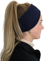 Bandeau Cache-oreilles D'hiver TAGVO - Lot De 2, Polyester/élasthanne, Taille Unique 56-58 Cm, Trou Pour Queue