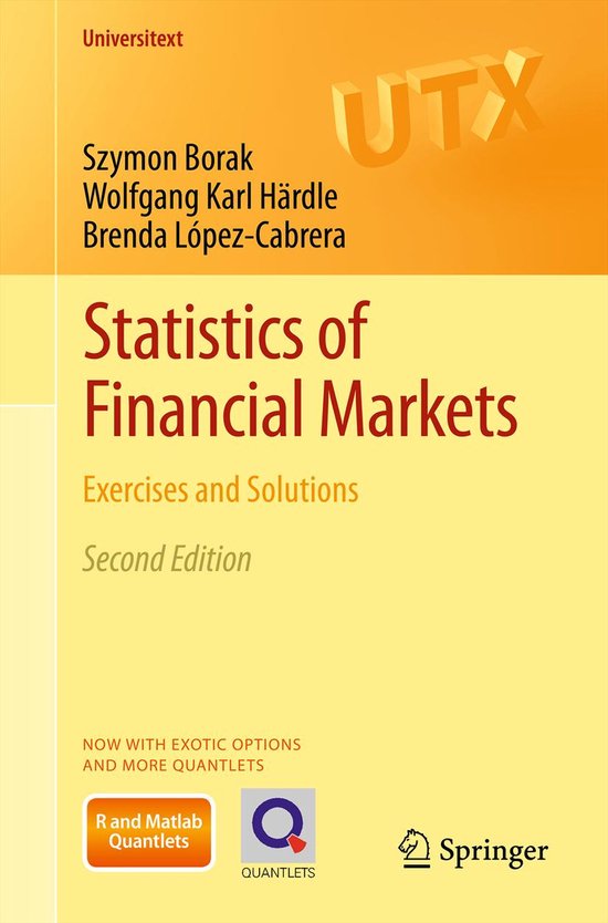 Statistics Of Financial Markets - cover