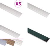 vidaXL Vloerprofielen 5 st 134 cm aluminium goudkleurig - Vloerprofiel - Vloerprofielen - Vloer Profiel - Vloer Profielen